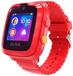 Купить Детские часы Elari KidPhone 4G с голосовым помощником Red