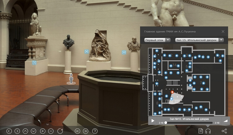Виртуальная экскурсия в Пушкинский музей